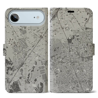 【中央林間（神奈川県）】地図柄iPhoneケース（手帳タイプ）