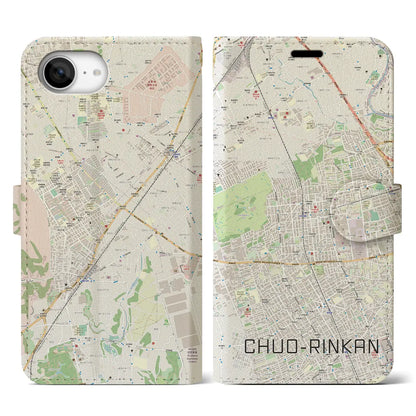 【中央林間（神奈川県）】地図柄iPhoneケース（手帳タイプ）