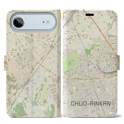 【中央林間（神奈川県）】地図柄iPhoneケース（手帳タイプ）