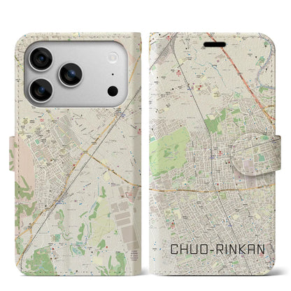 【中央林間（神奈川県）】地図柄iPhoneケース（手帳タイプ）