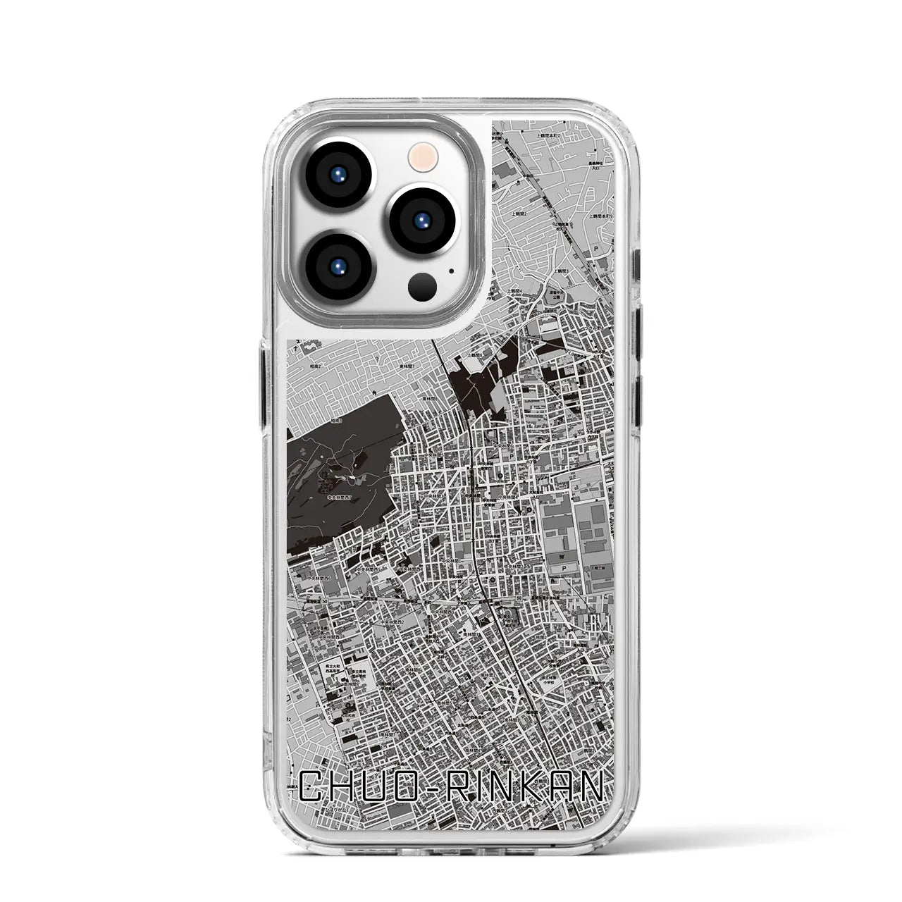 【中央林間（神奈川県）】地図柄iPhoneケース（MagSafeタイプ）