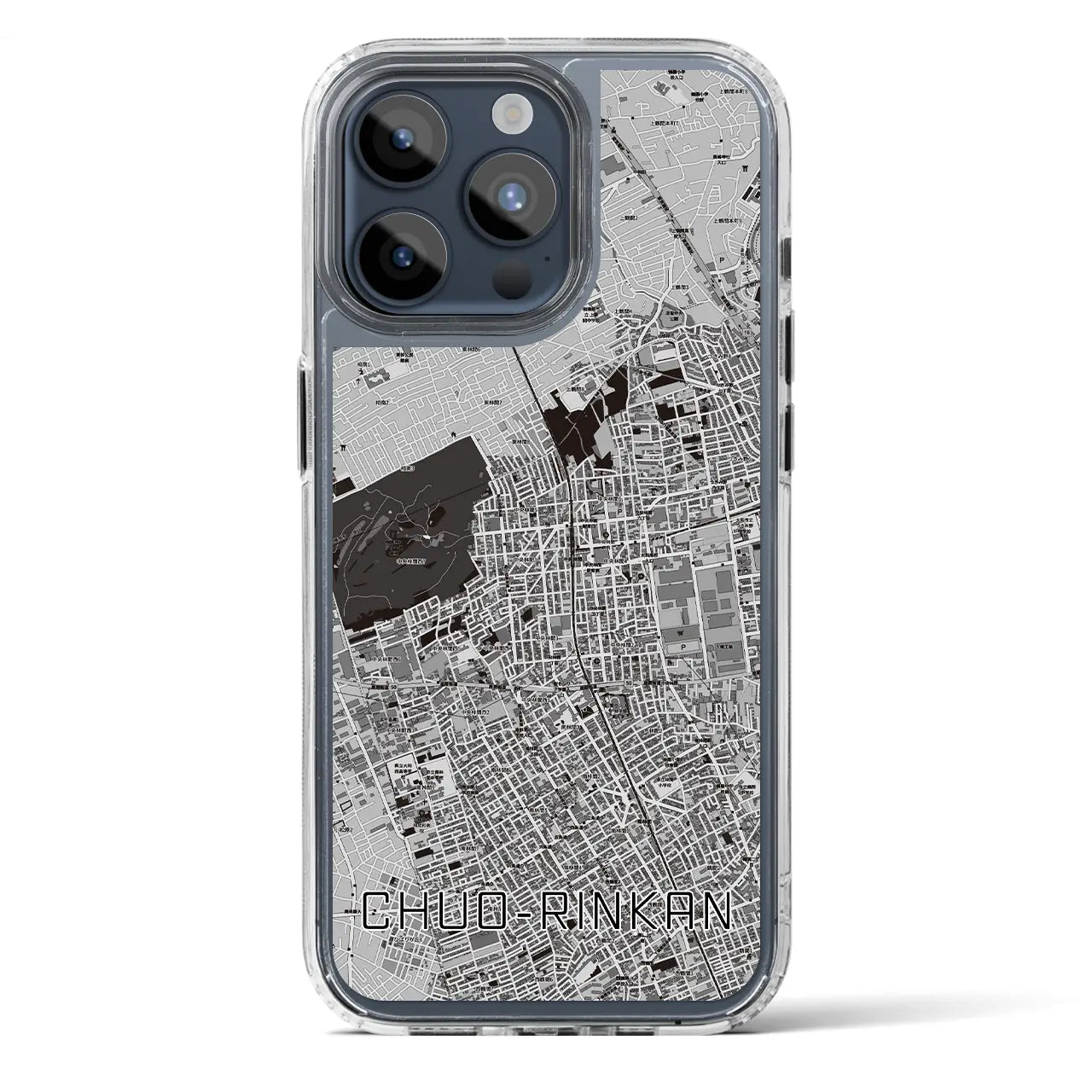 【中央林間（神奈川県）】地図柄iPhoneケース（MagSafeタイプ）