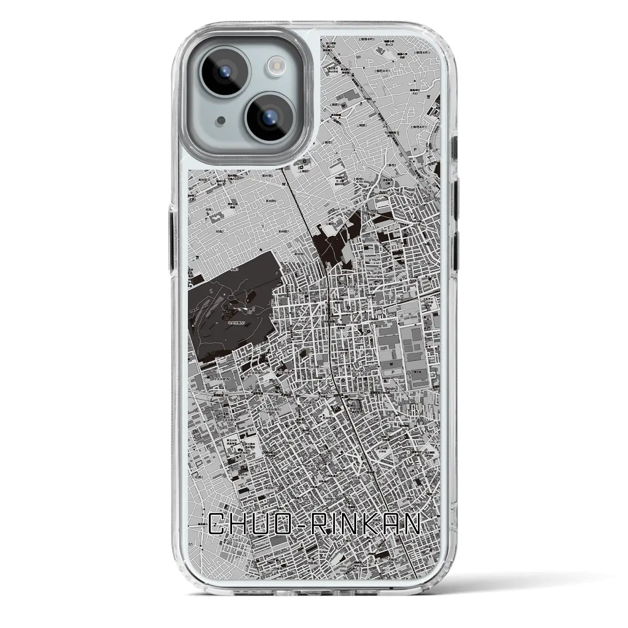 【中央林間（神奈川県）】地図柄iPhoneケース（MagSafeタイプ）