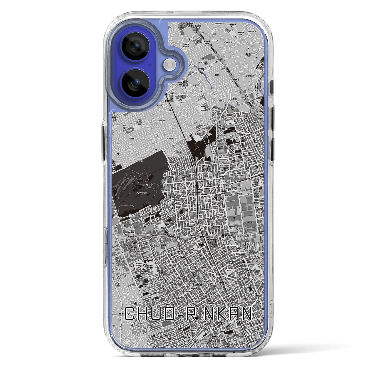 【中央林間（神奈川県）】地図柄iPhoneケース（MagSafeタイプ）