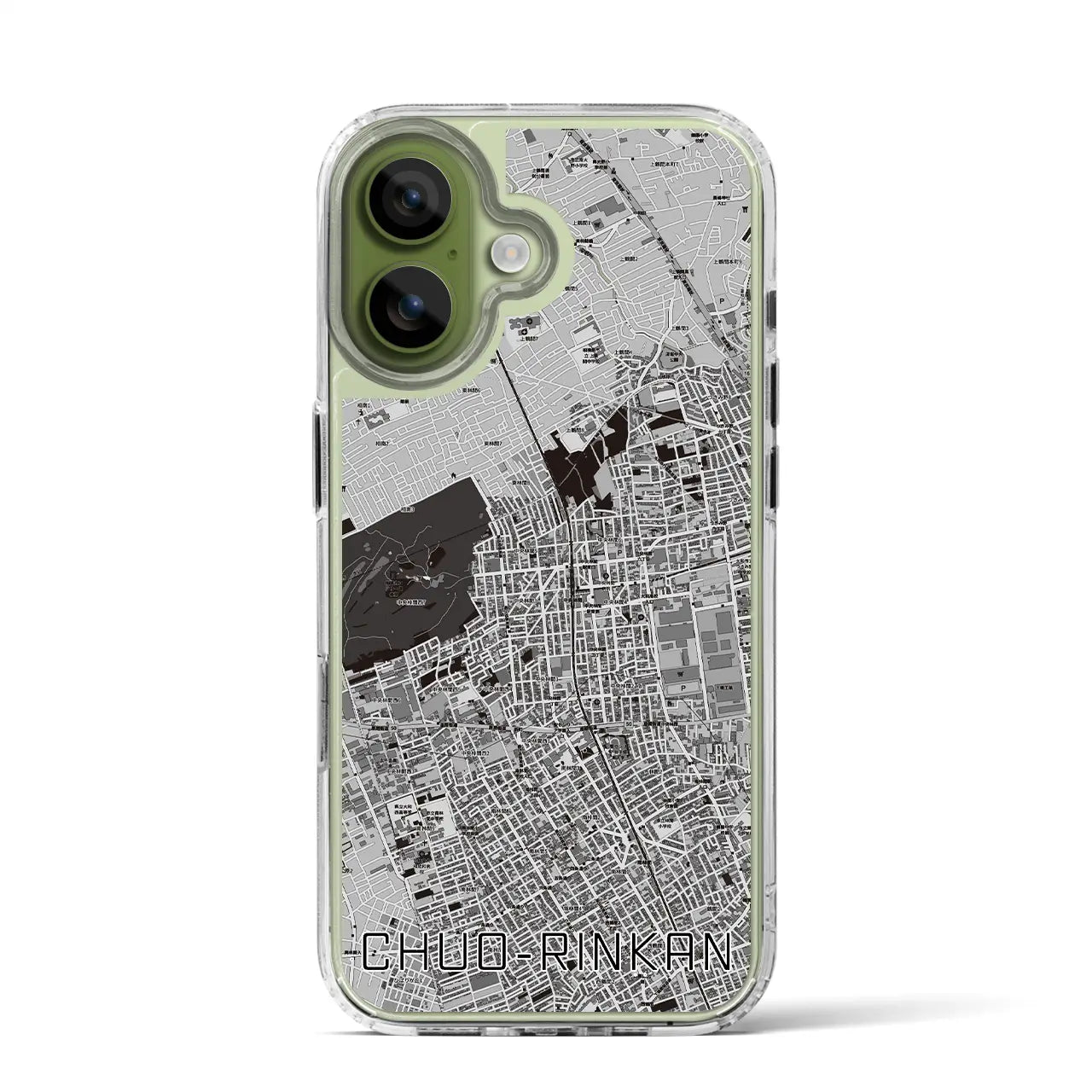 【中央林間（神奈川県）】地図柄iPhoneケース（MagSafeタイプ）