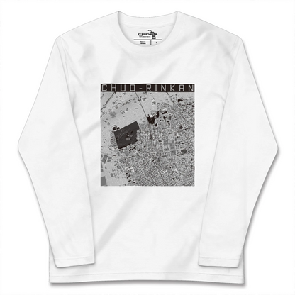 【中央林間（神奈川県）】地図柄ロングスリーブTシャツ