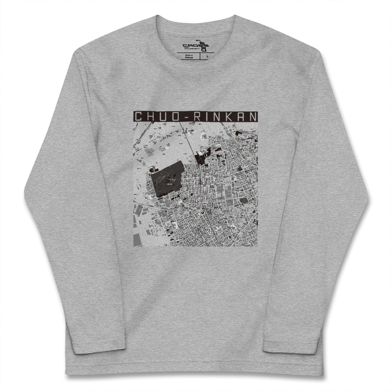 【中央林間（神奈川県）】地図柄ロングスリーブTシャツ