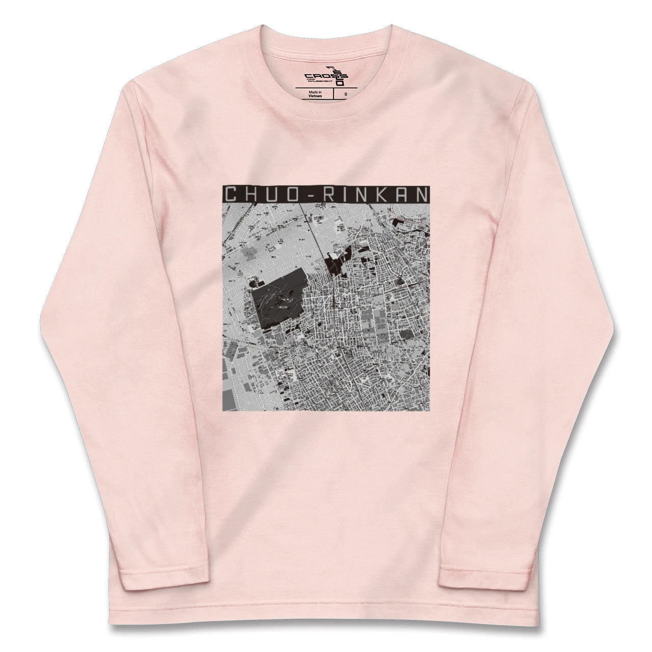 【中央林間（神奈川県）】地図柄ロングスリーブTシャツ