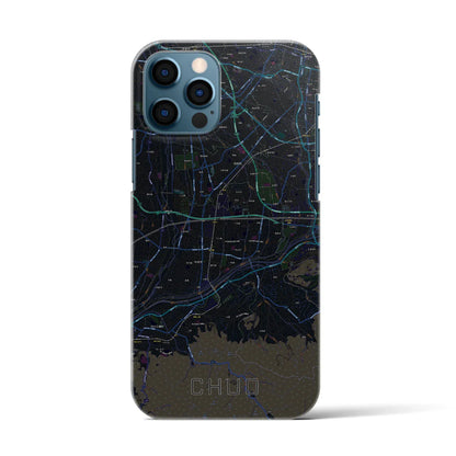 【中央（山梨県）】地図柄iPhoneケース（バックカバータイプ）