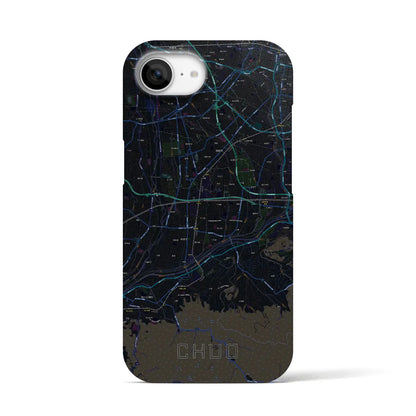 【中央（山梨県）】地図柄iPhoneケース（バックカバータイプ）