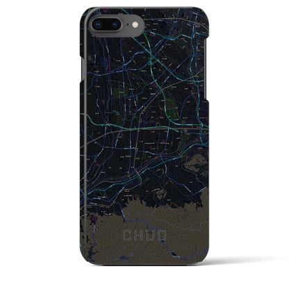 【中央（山梨県）】地図柄iPhoneケース（バックカバータイプ）