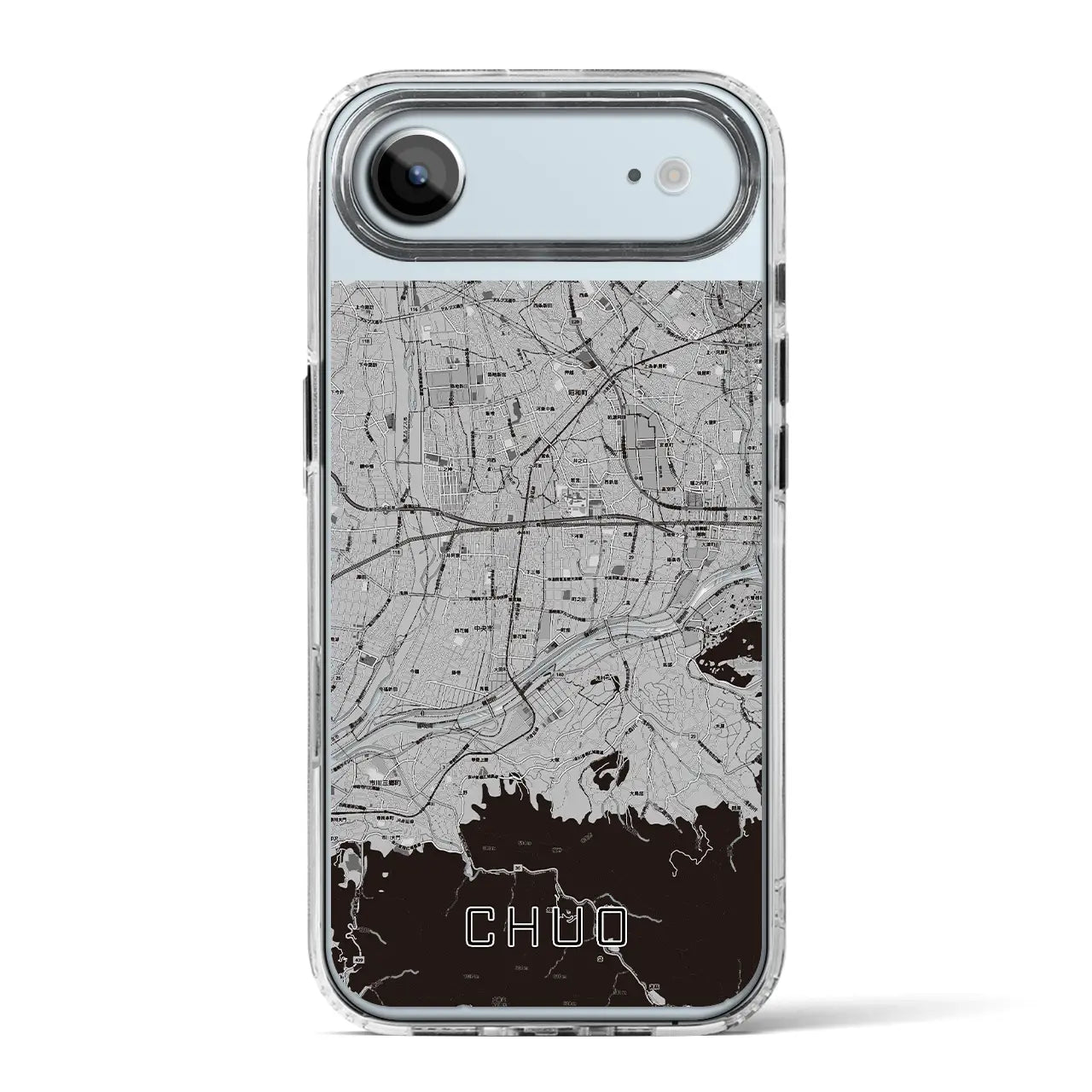 【中央（山梨県）】地図柄iPhoneケース（MagSafeタイプ）