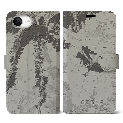 【コーニュ（イタリア）】地図柄iPhoneケース（手帳タイプ）