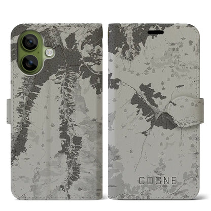 【コーニュ（イタリア）】地図柄iPhoneケース（手帳タイプ）