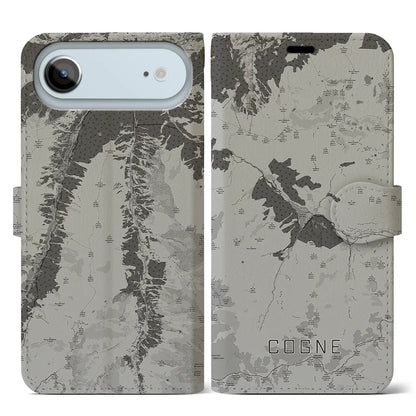 【コーニュ（イタリア）】地図柄iPhoneケース（手帳タイプ）