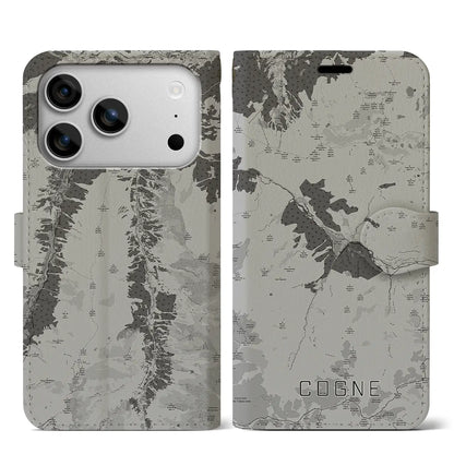 【コーニュ（イタリア）】地図柄iPhoneケース（手帳タイプ）