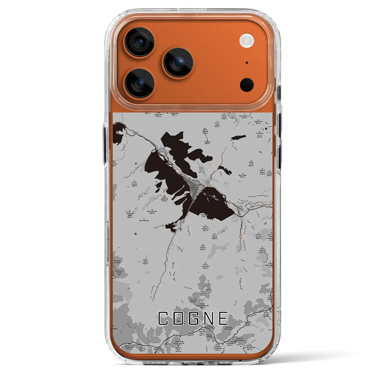 【コーニュ（イタリア）】地図柄iPhoneケース（MagSafeタイプ）