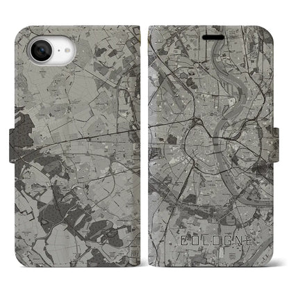 【ケルン（ドイツ）】地図柄iPhoneケース（手帳タイプ）