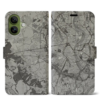 【ケルン（ドイツ）】地図柄iPhoneケース（手帳タイプ）