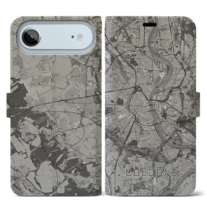【ケルン（ドイツ）】地図柄iPhoneケース（手帳タイプ）