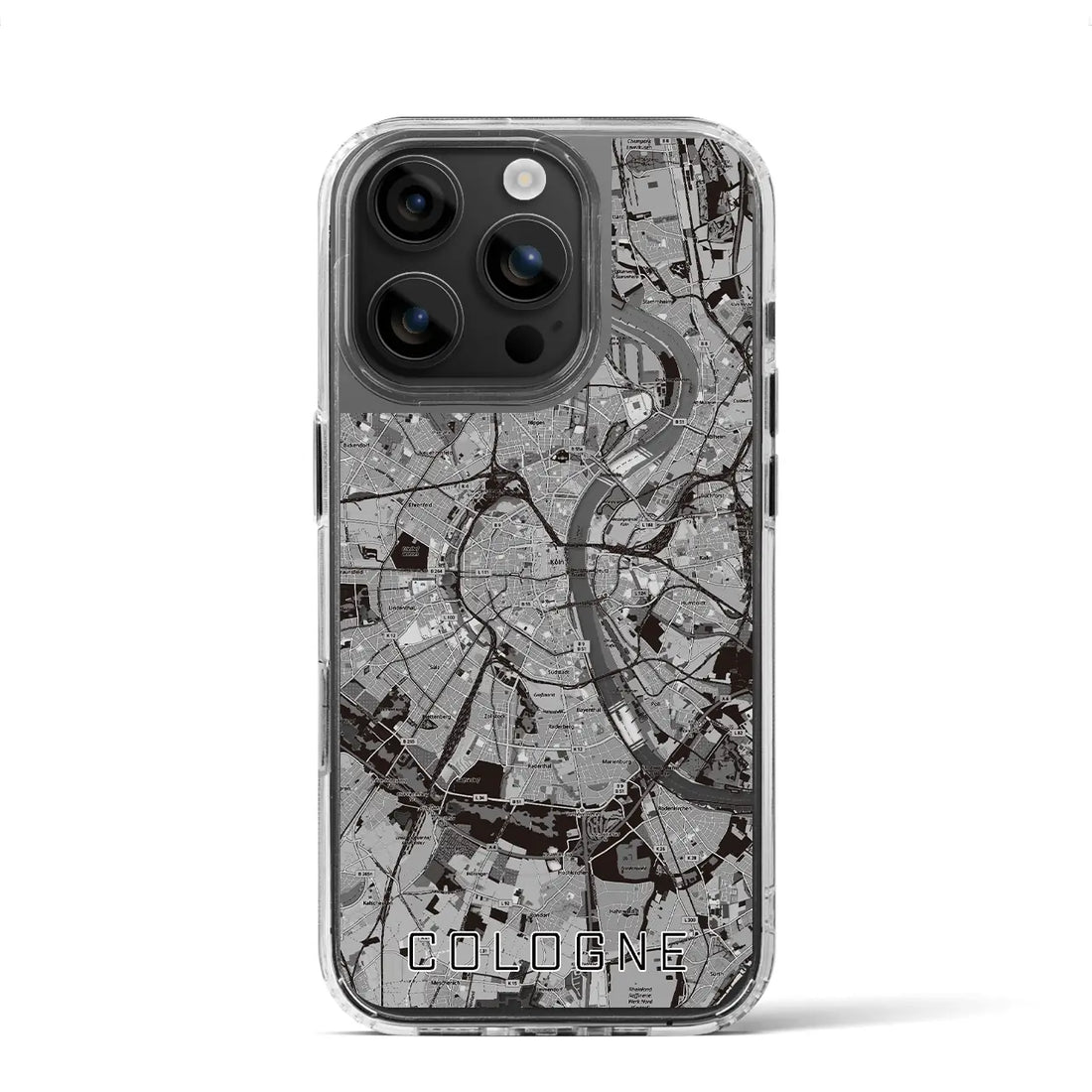【ケルン（ドイツ）】地図柄iPhoneケース（MagSafeタイプ）