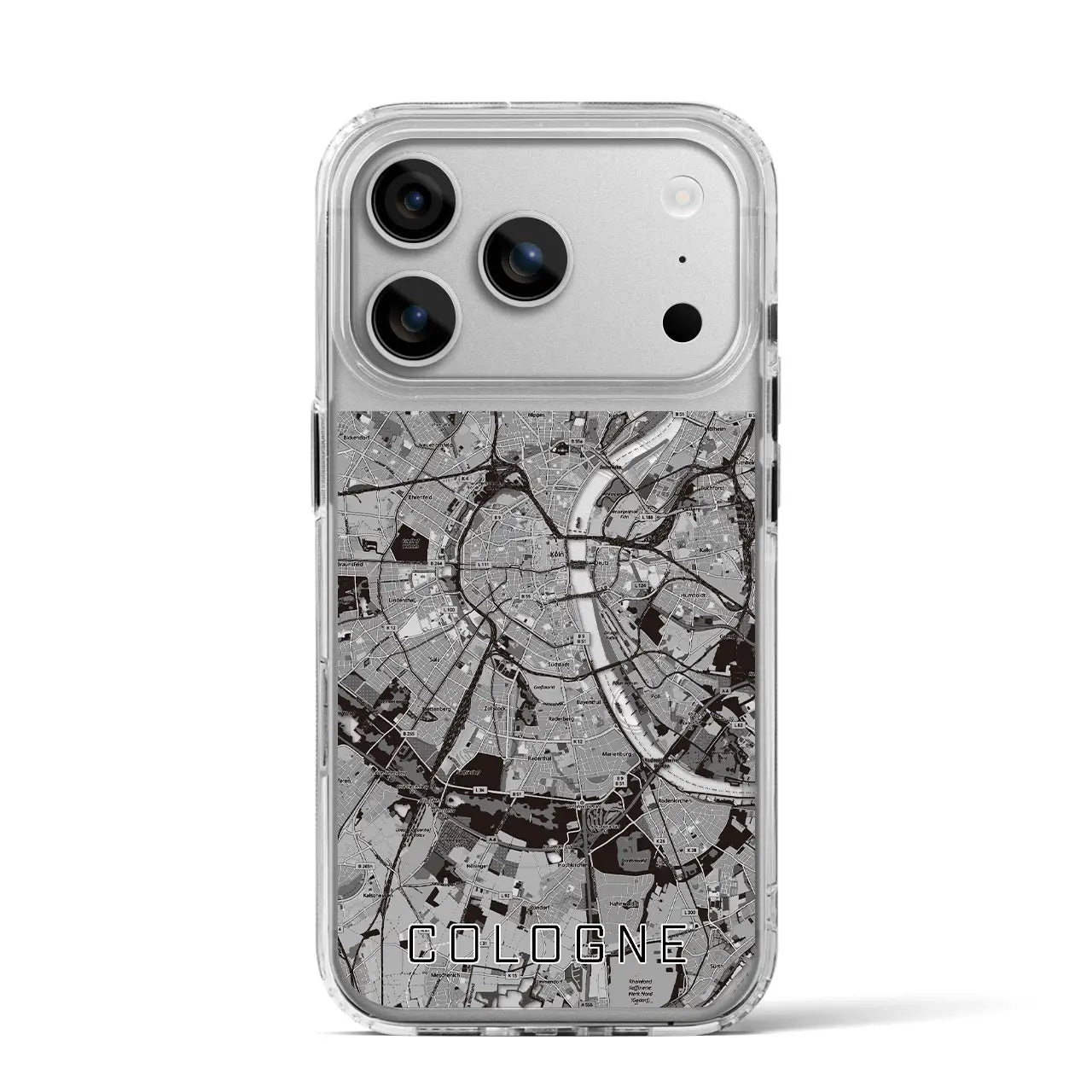 【ケルン（ドイツ）】地図柄iPhoneケース（MagSafeタイプ）