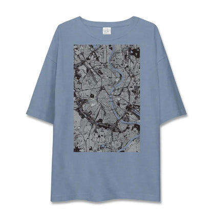 【ケルン（ドイツ）】地図柄ビッグシルエットTシャツ