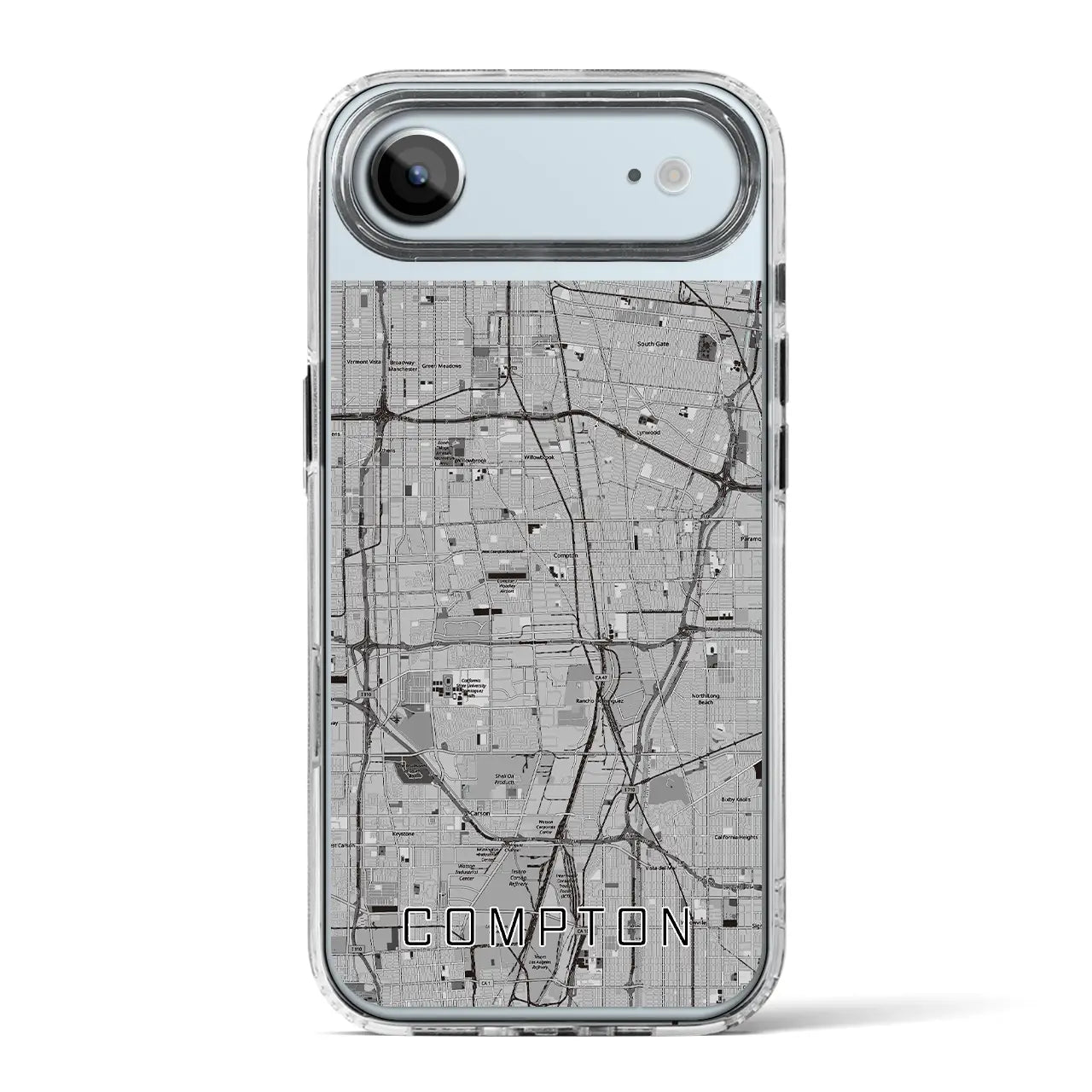 【コンプトン（アメリカ）】地図柄iPhoneケース（MagSafeタイプ）
