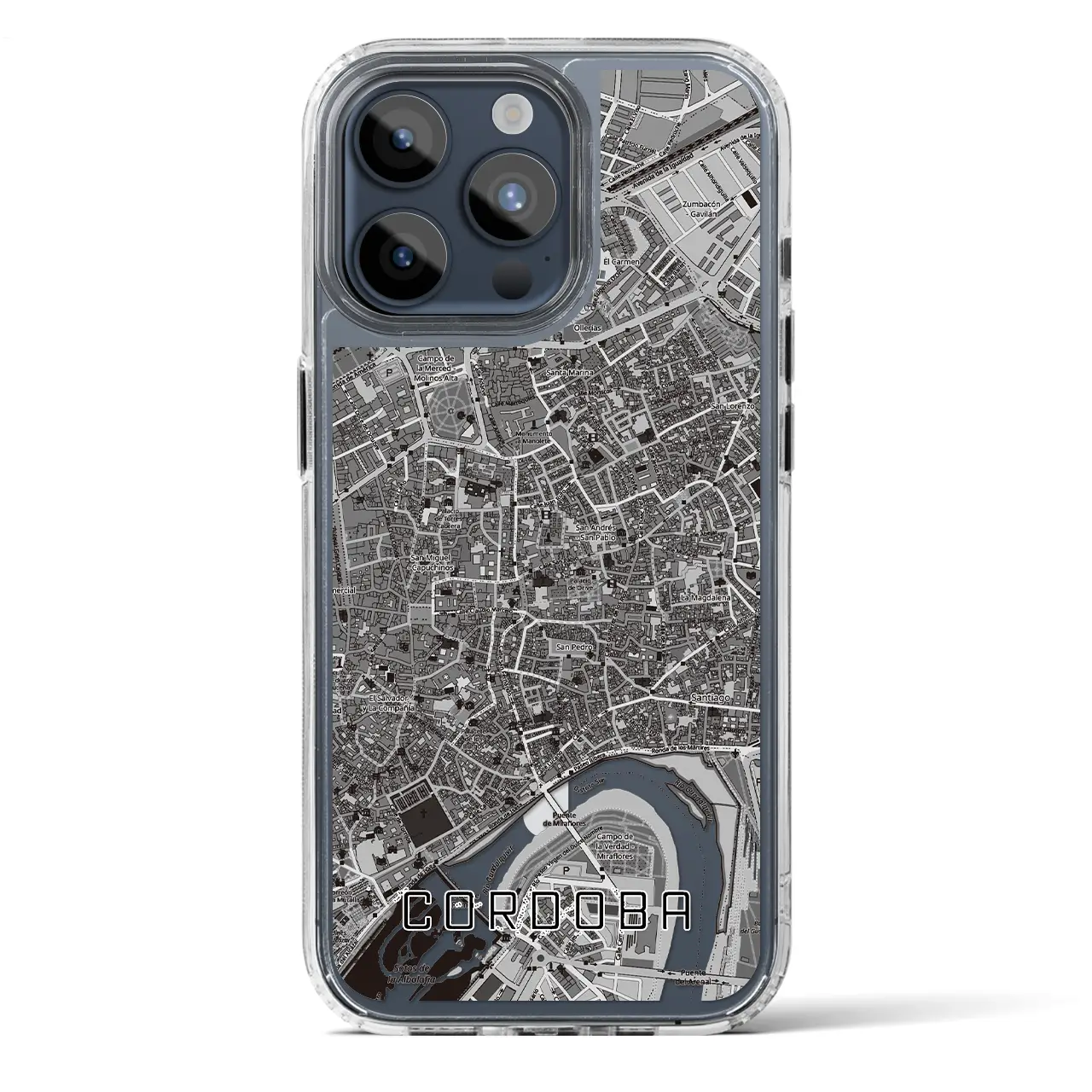 【コルドバ（スペイン）】地図柄iPhoneケース（MagSafeタイプ）