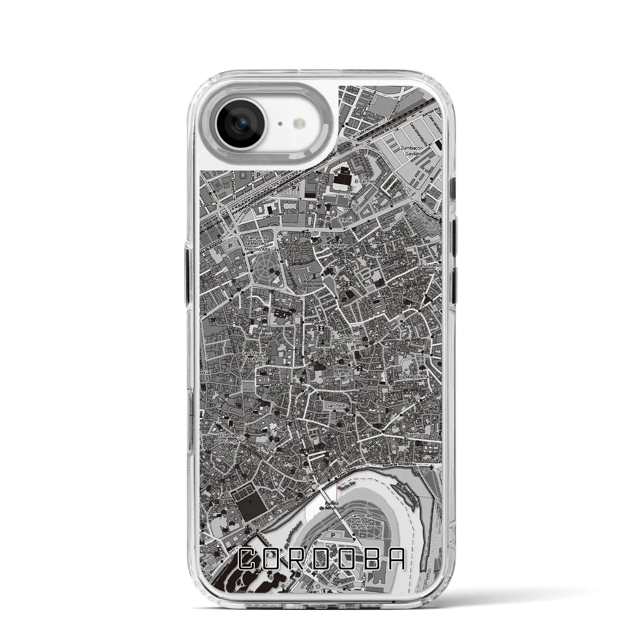 【コルドバ（スペイン）】地図柄iPhoneケース（MagSafeタイプ）