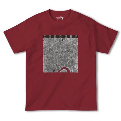 【コルドバ（スペイン）】地図柄ヘビーウェイトTシャツ