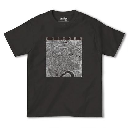【コルドバ（スペイン）】地図柄ヘビーウェイトTシャツ