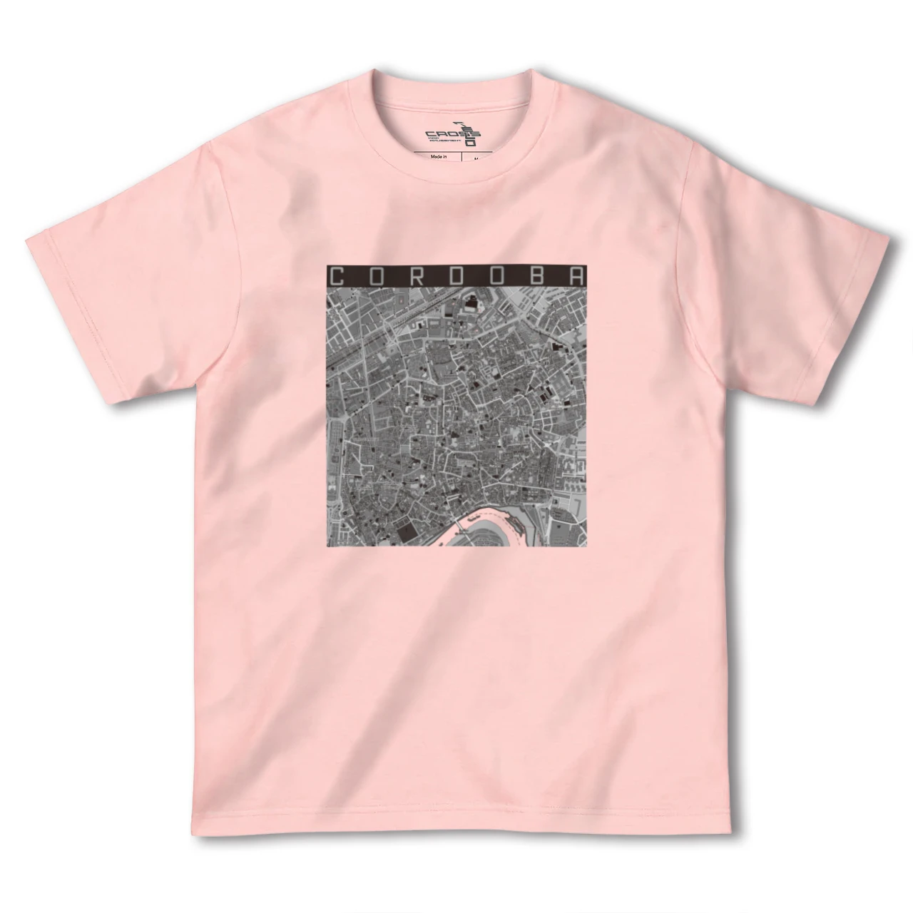 【コルドバ（スペイン）】地図柄ヘビーウェイトTシャツ