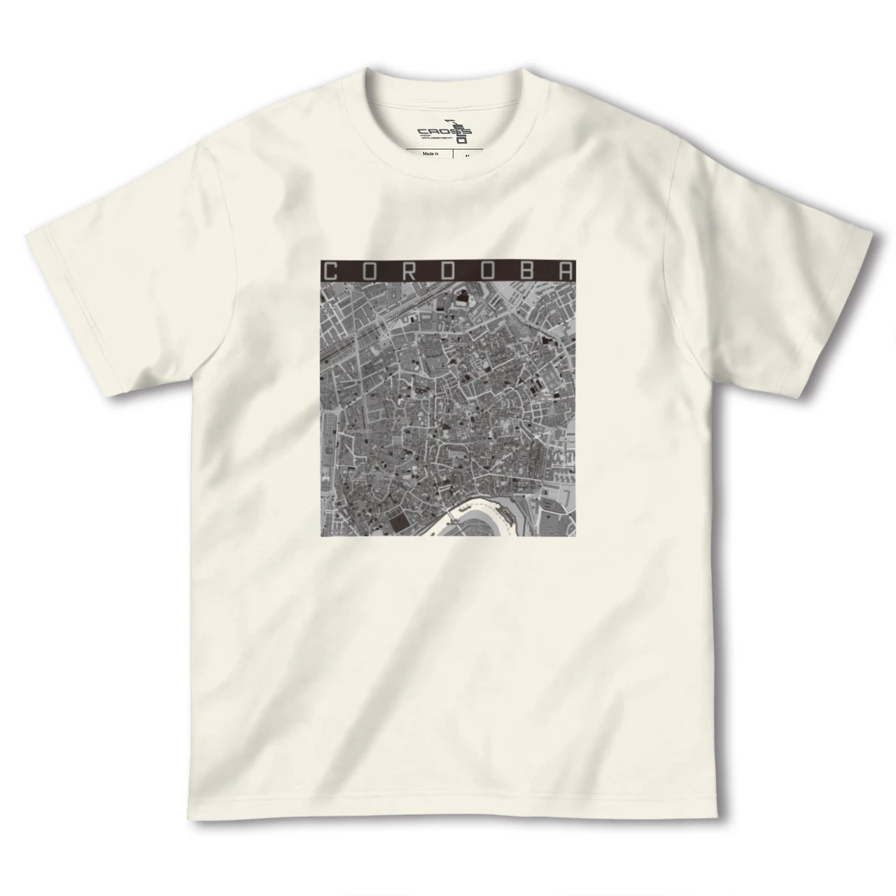 【コルドバ（スペイン）】地図柄ヘビーウェイトTシャツ