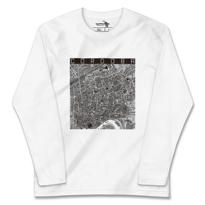 【コルドバ（スペイン）】地図柄ロングスリーブTシャツ