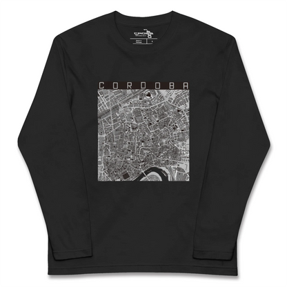 【コルドバ（スペイン）】地図柄ロングスリーブTシャツ