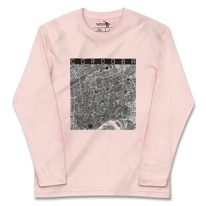 【コルドバ（スペイン）】地図柄ロングスリーブTシャツ