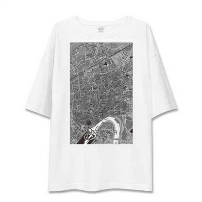 【コルドバ（スペイン）】地図柄ビッグシルエットTシャツ