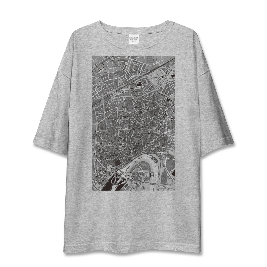 【コルドバ（スペイン）】地図柄ビッグシルエットTシャツ