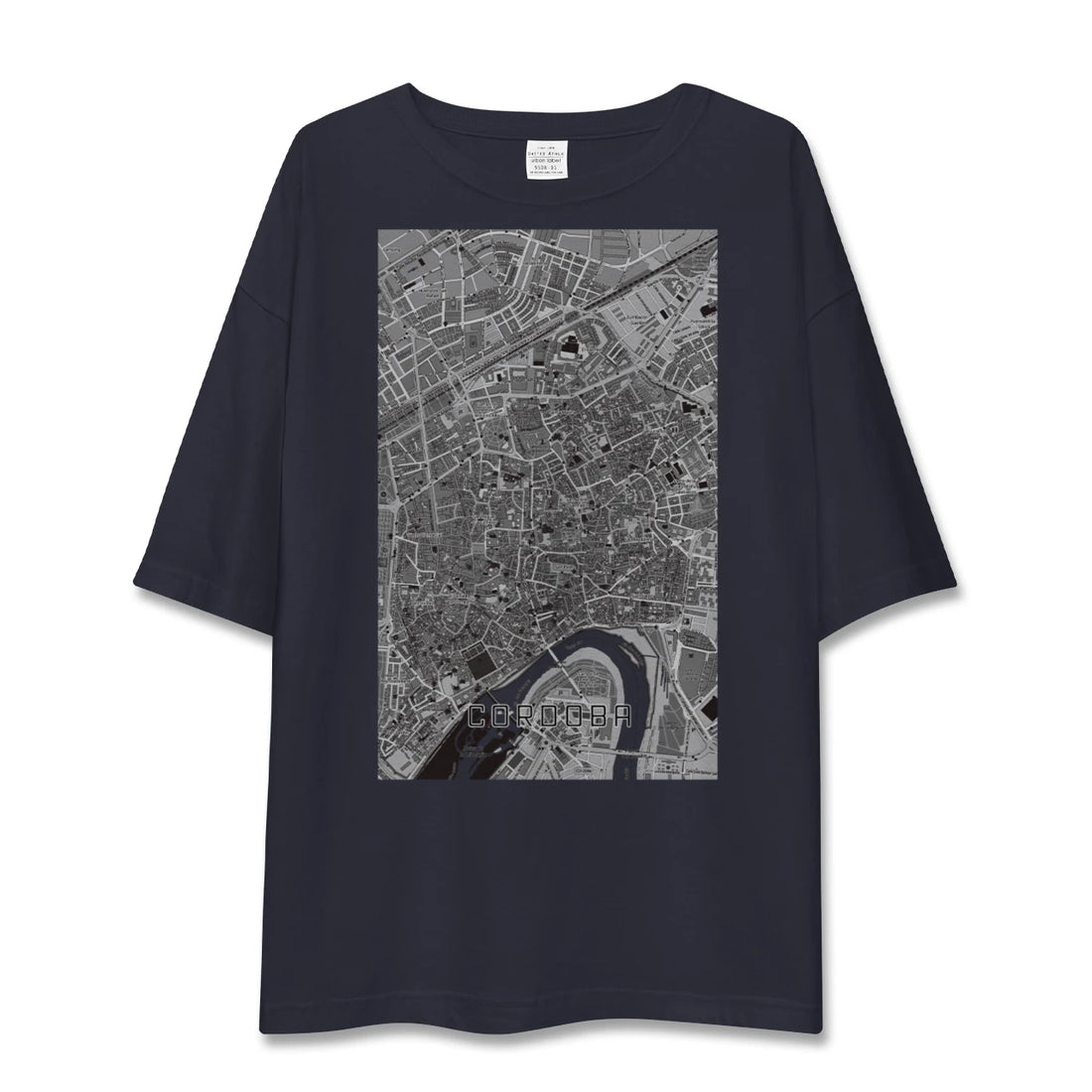 【コルドバ（スペイン）】地図柄ビッグシルエットTシャツ