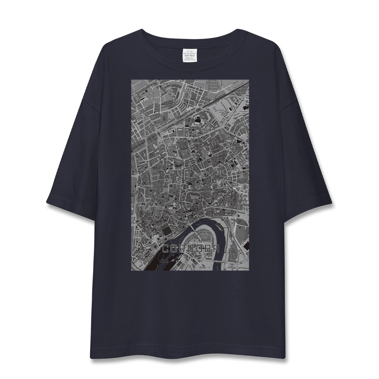 【コルドバ（スペイン）】地図柄ビッグシルエットTシャツ