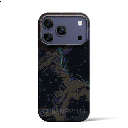 【クールマイユール（イタリア）】地図柄iPhoneケース（バックカバータイプ）