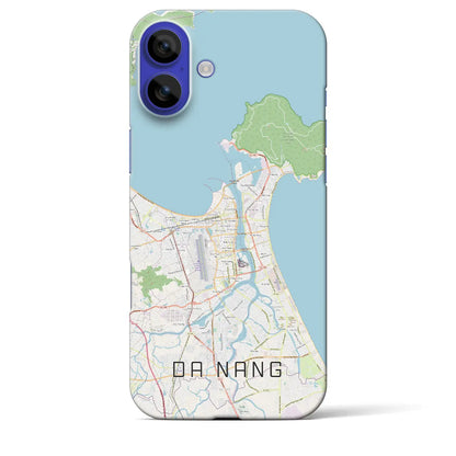 【ダナン（ベトナム）】地図柄iPhoneケース（バックカバータイプ）ブラック・iPhone 16 Pro Max 用