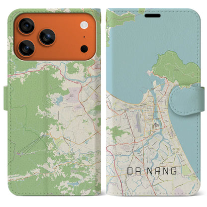 【ダナン（ベトナム）】地図柄iPhoneケース（手帳タイプ）