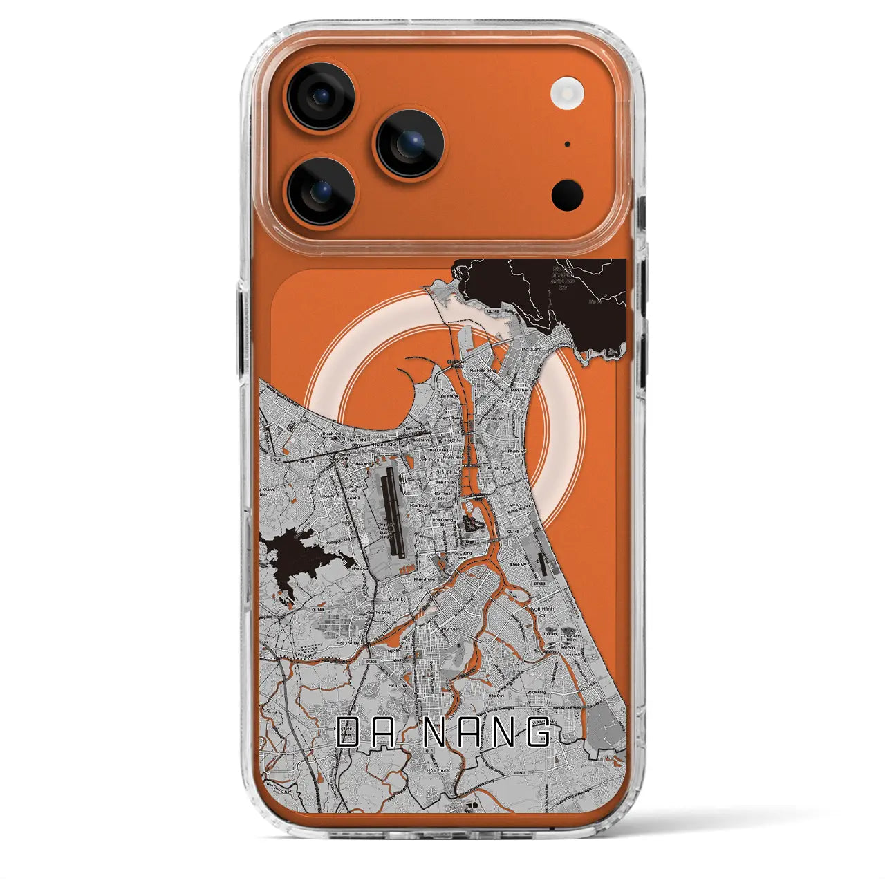 【ダナン（ベトナム）】地図柄iPhoneケース（MagSafeタイプ）