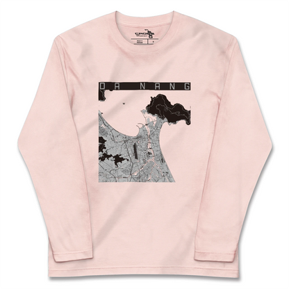 【ダナン（ベトナム）】地図柄ロングスリーブTシャツ