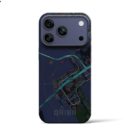 【台場（東京都）】地図柄iPhoneケース（バックカバータイプ）