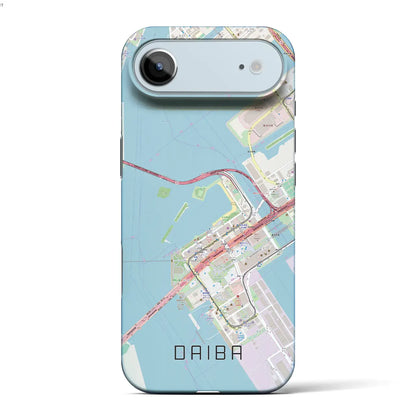 【台場（東京都）】地図柄iPhoneケース（バックカバータイプ）