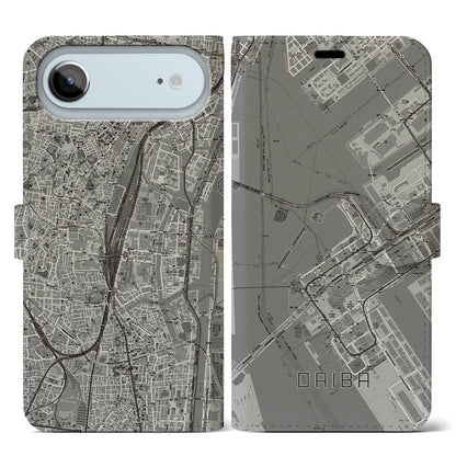 【台場（東京都）】地図柄iPhoneケース（手帳タイプ）