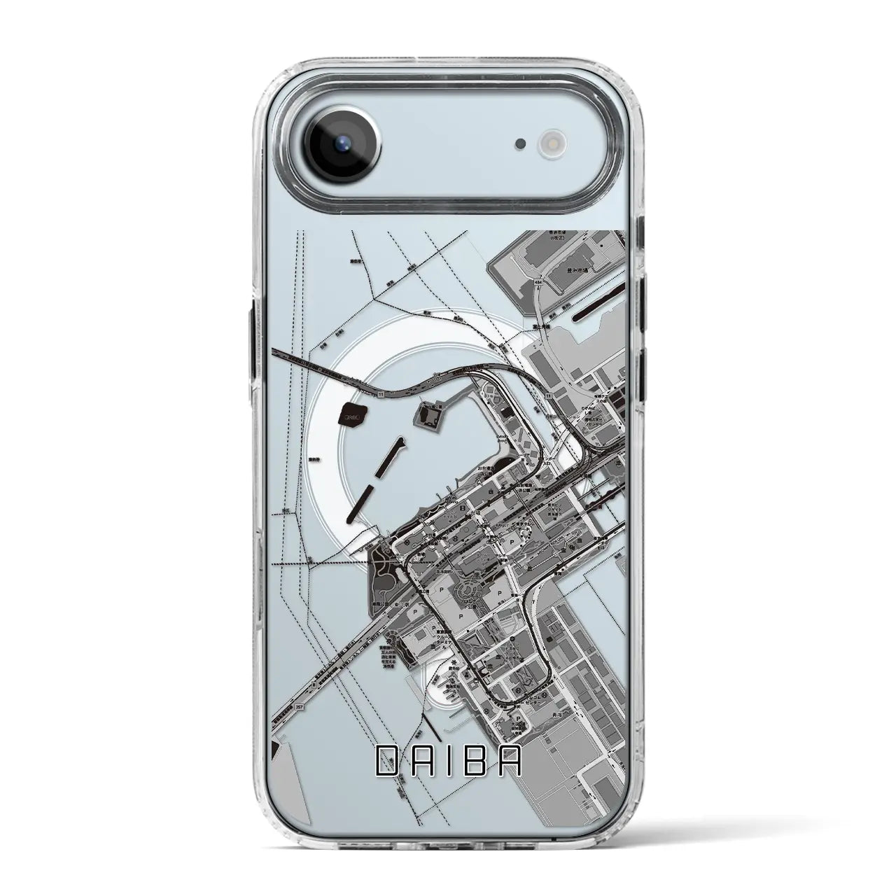 【台場（東京都）】地図柄iPhoneケース（MagSafeタイプ）